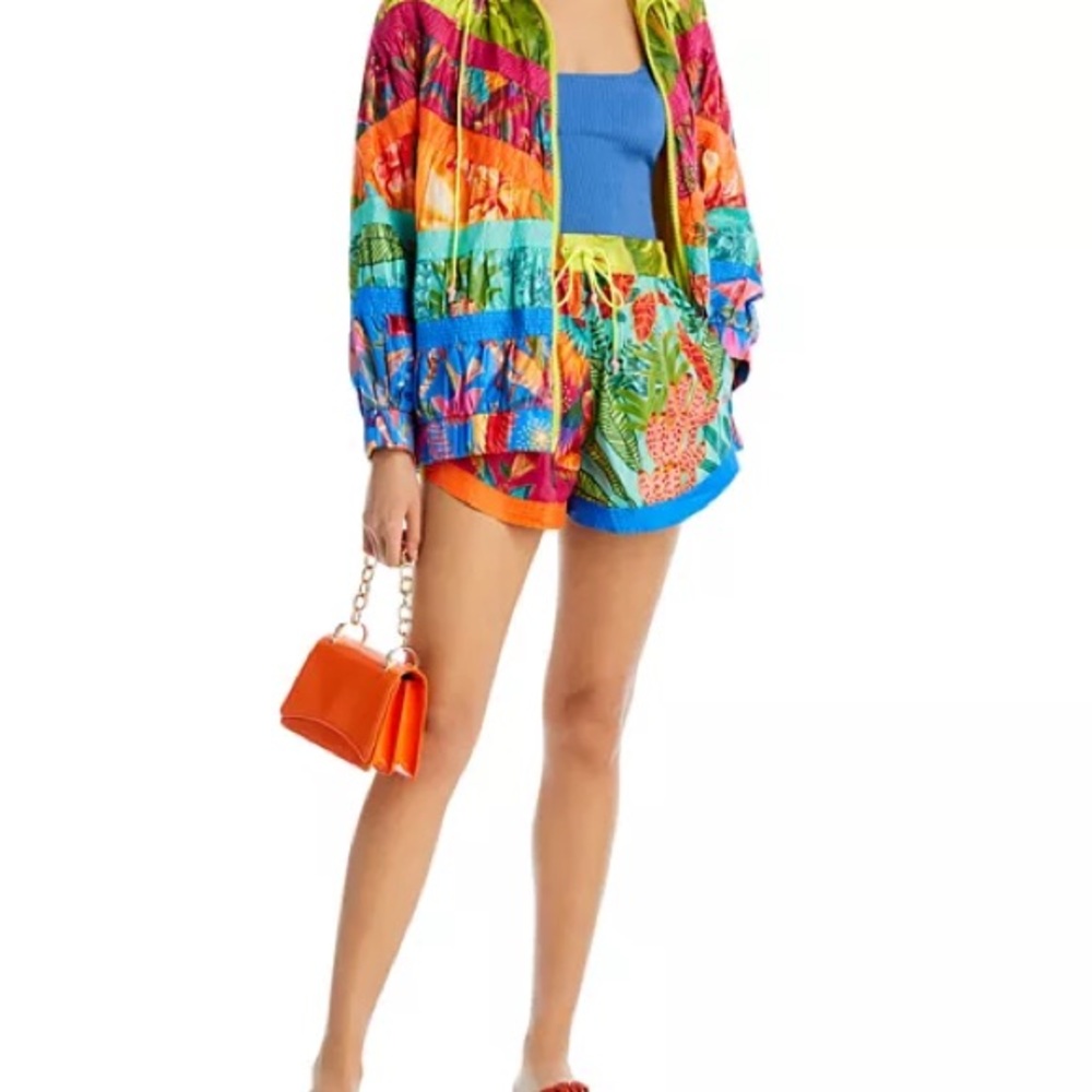 Farm Rio Mixed Print Shorts - Picture 2 of 3